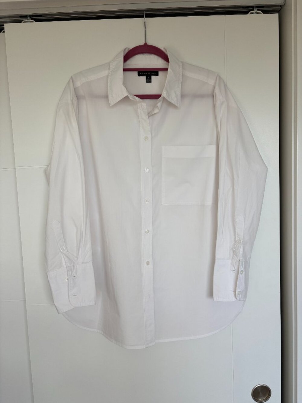 Banana Republic Oversized Button Down Cotton Shirt